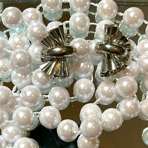 Silver Screw Back Earrings Half Fan Layered Design Stunning